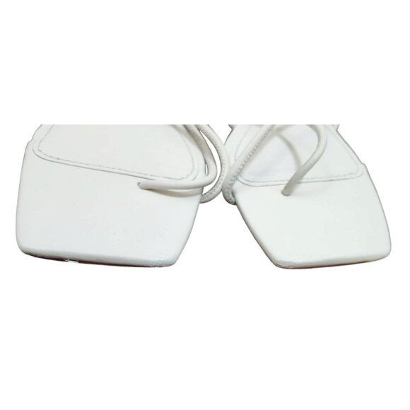 Jonathan Simkhai Susan Ivory Leather Wrap Sandal Size 5.5/EU 36 - Picture 7 of 12